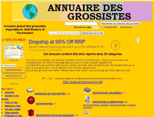 Tablet Screenshot of annuaire-grossistes.com